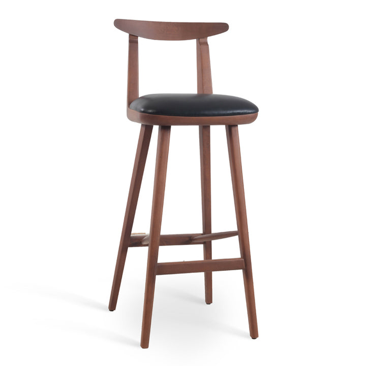 Oriq - High / Bar Chair with Walnut Stain
