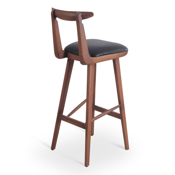 Oriq - High / Bar Chair with Walnut Stain