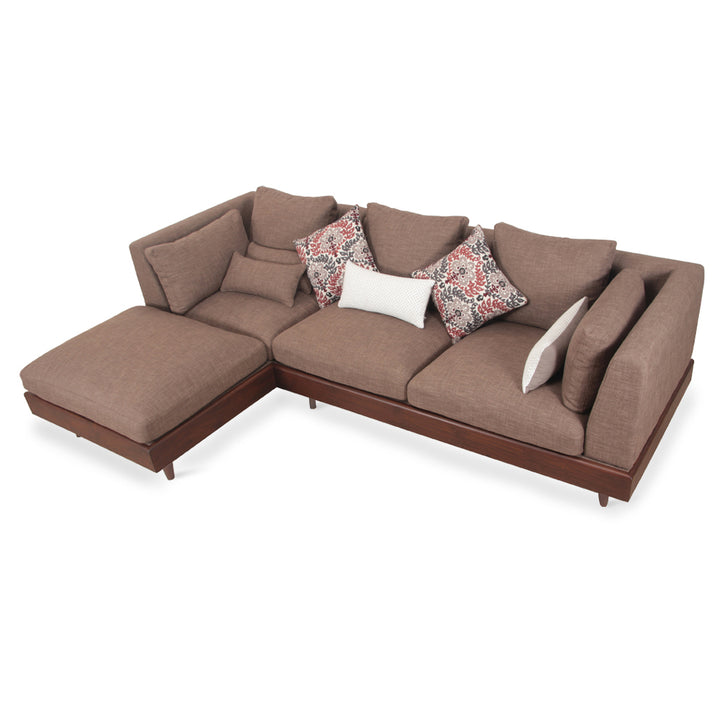 Parlak - Four Seater Solidwood Sofa
