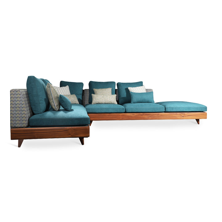 Parlak - Six Seater Teakwood Sofa