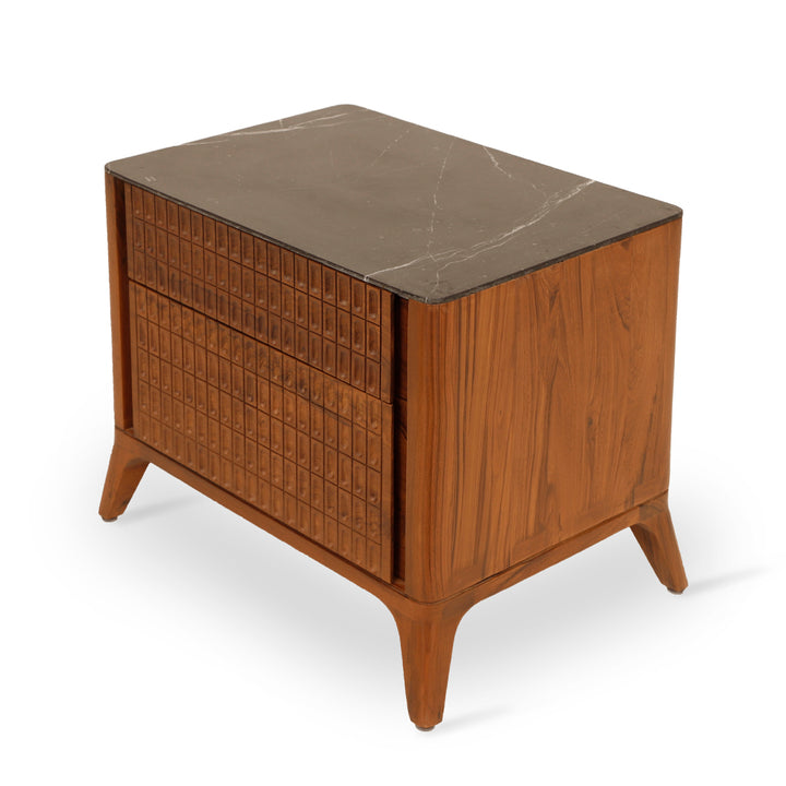 Piedra Teakwood Bedside Unit