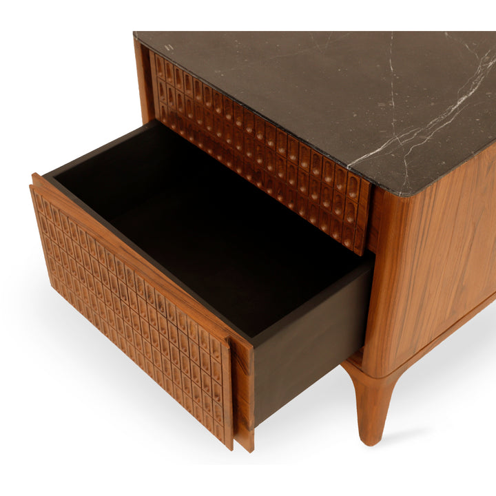 Piedra Teakwood Bedside Unit