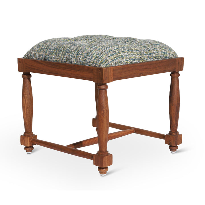 Konfor - Teakwood Square Ottoman