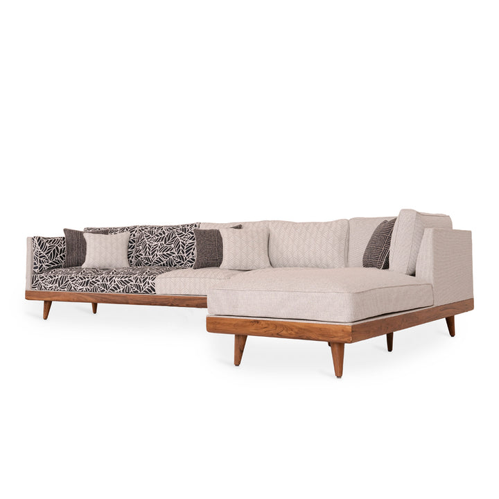 Priamka - Six Seater Teakwood Sofa