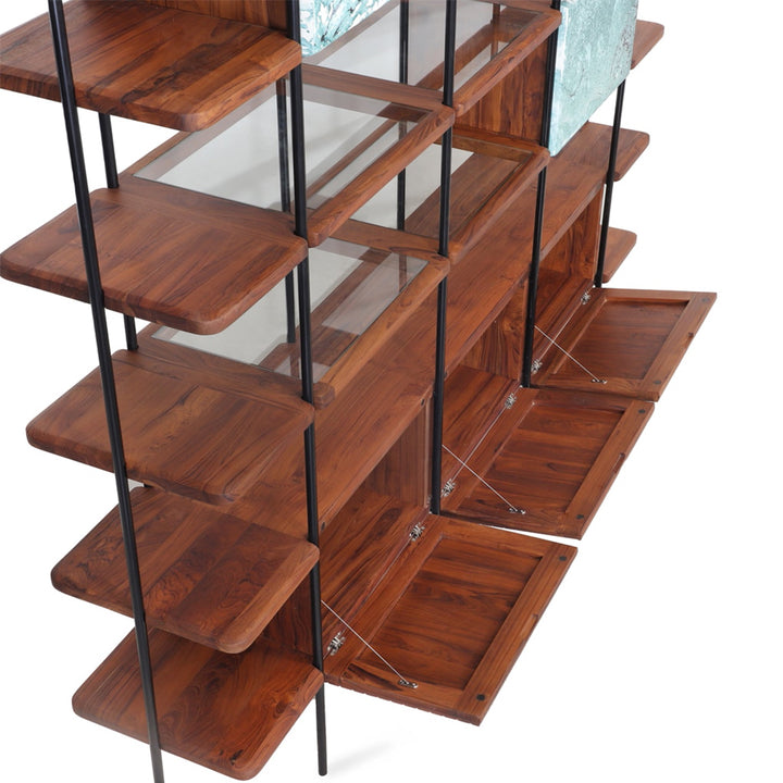 Refu – Metal Decorative Unit with Abstract Art - Alankaram