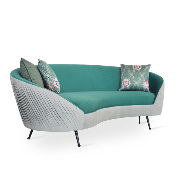 Rikoma - Three Seater Sofa with Metal Legs