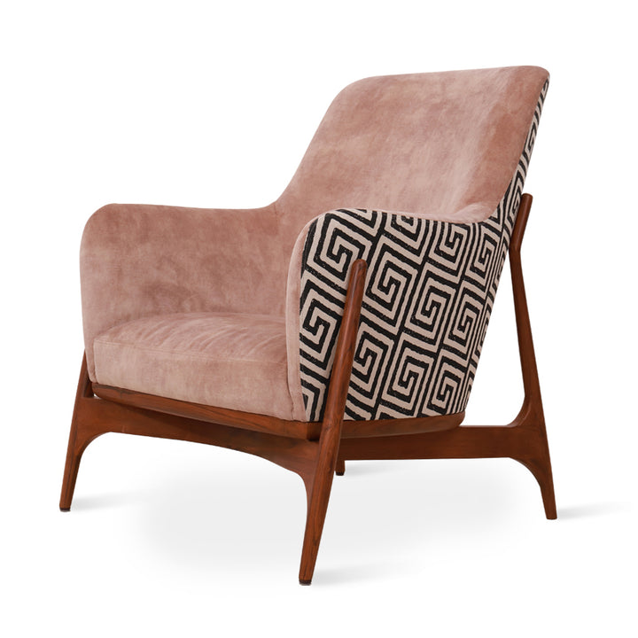 Syva - Lounge Chair with Caramel Beige Color