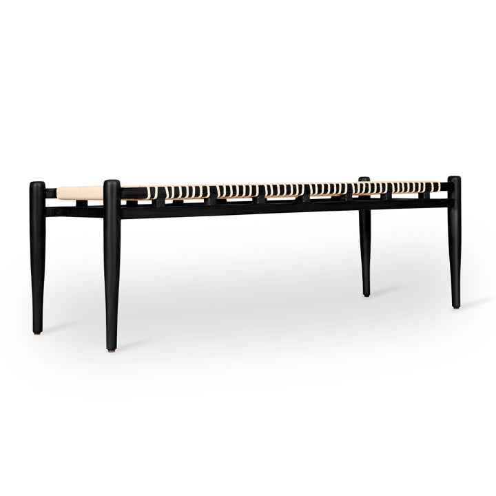 Tenshi - Solidwood Bench with Off White Rope