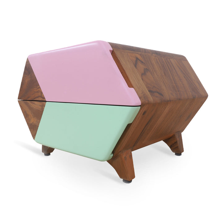 Tipki - Teakwood Bedside Unit