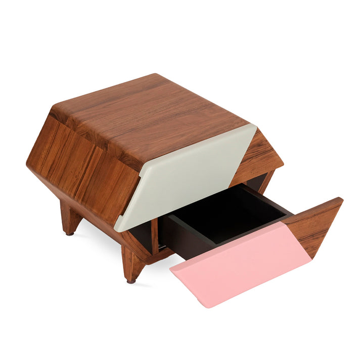 Tipki - Teakwood Bedside Unit