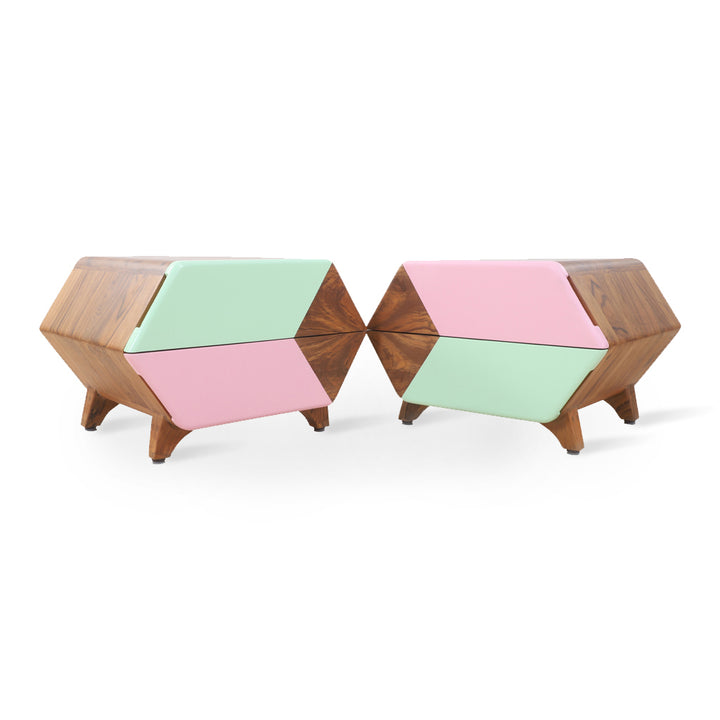 Tipki - Teakwood Bedside Unit