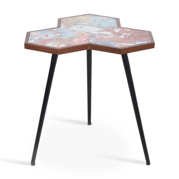 Toi - Metal Side Table with Multicolor - Alankaram