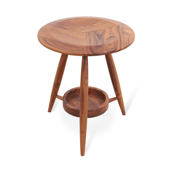 Tulita – Teakwood Stool / Side Table - Alankaram