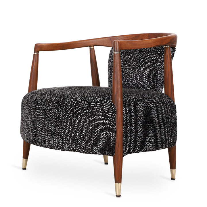 Uru - Lounge Chair With Brass Capping
