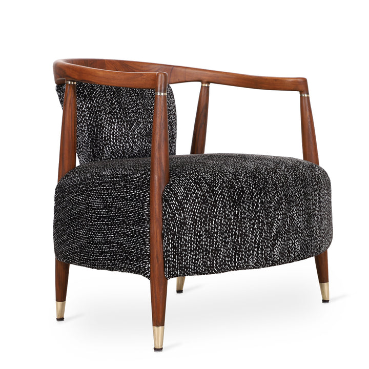 Uru - Lounge Chair With Brass Capping