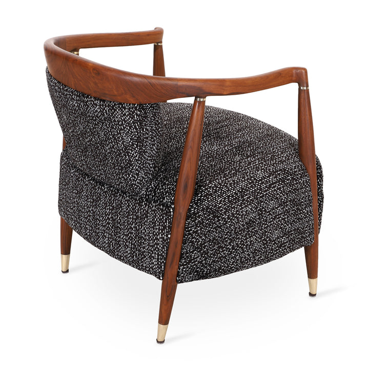 Uru - Lounge Chair With Brass Capping