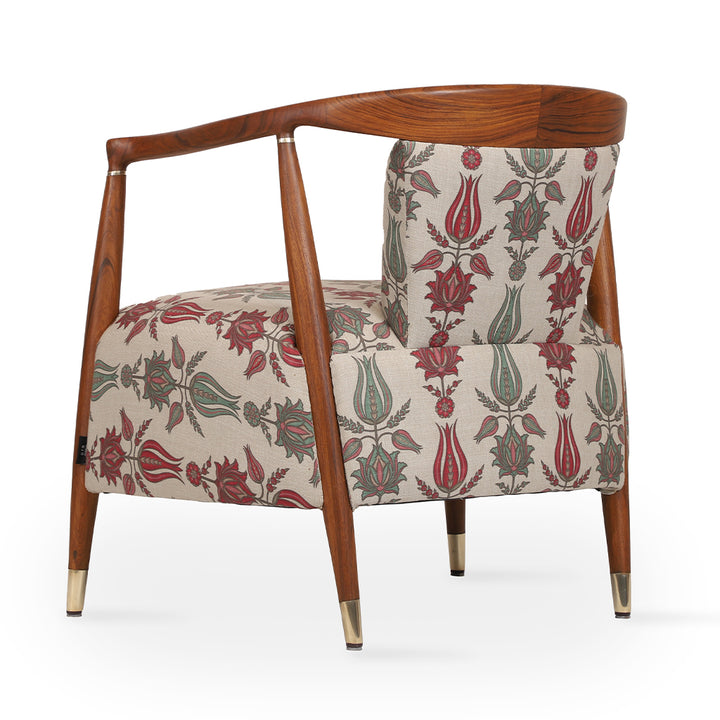 Uru - Lounge Chair With Brass Capping