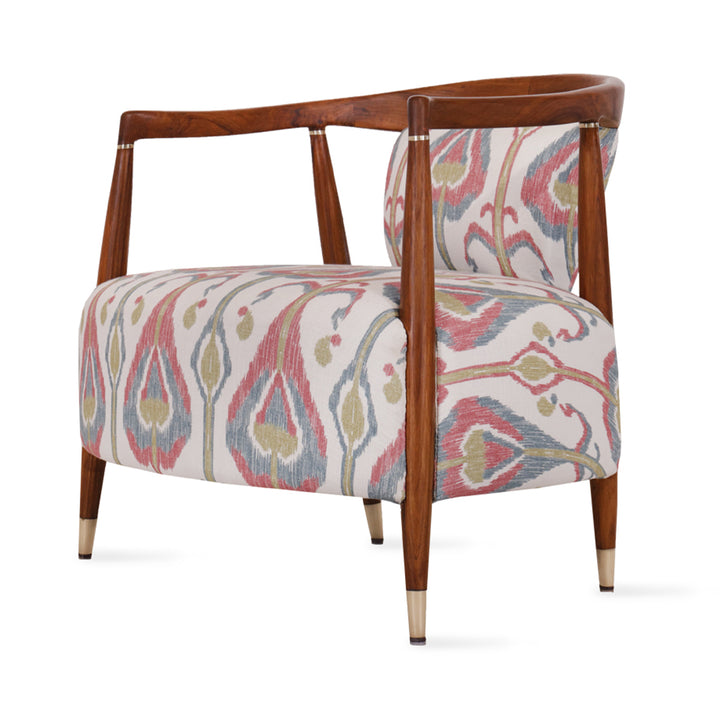 Uru - Lounge Chair With Brass Capping