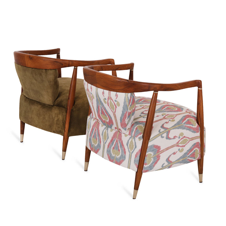 Uru - Lounge Chair With Brass Capping