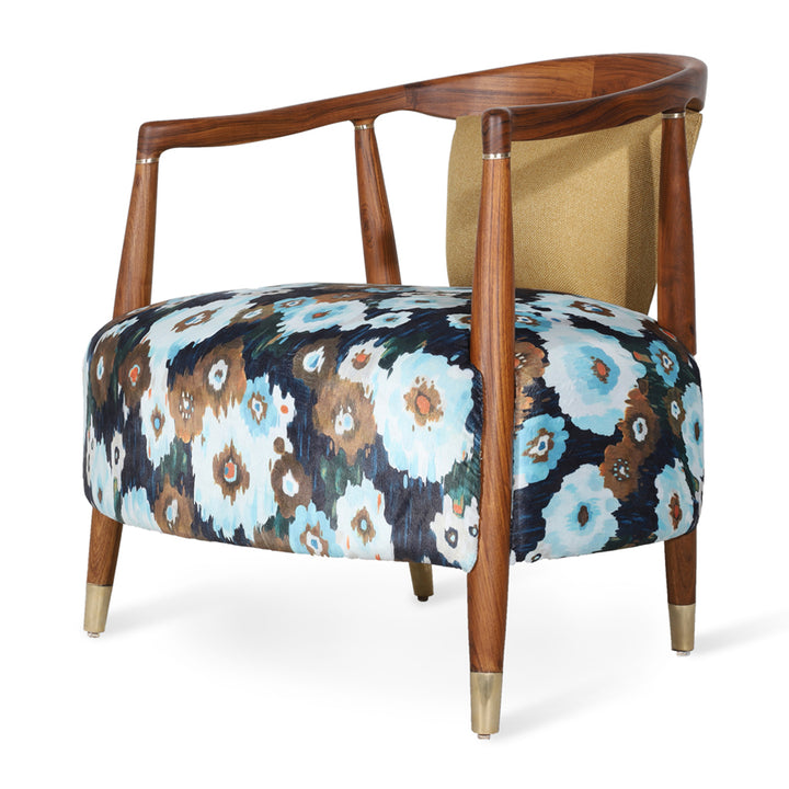 Uru - Lounge Chair With Brass Capping