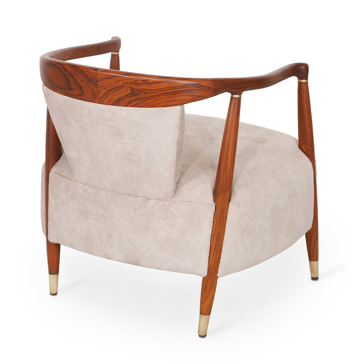 Uru - Lounge Chair With Brass Capping