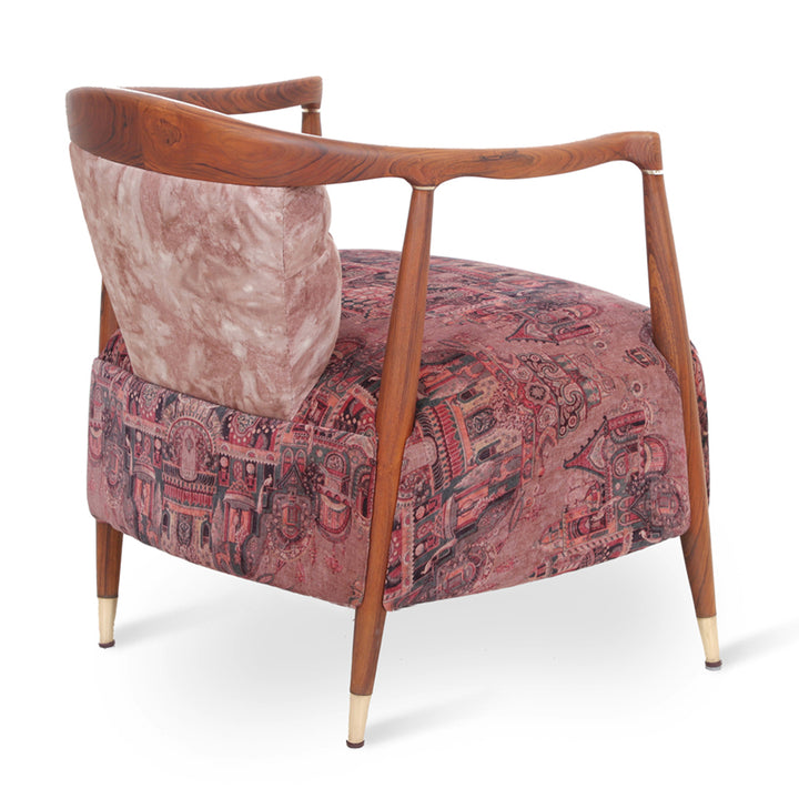 Uru - Lounge Chair With Brass Capping