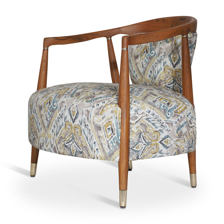 Uru - Lounge Chair With Brass Capping