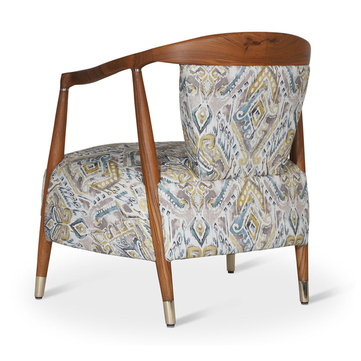 Uru - Lounge Chair With Brass Capping