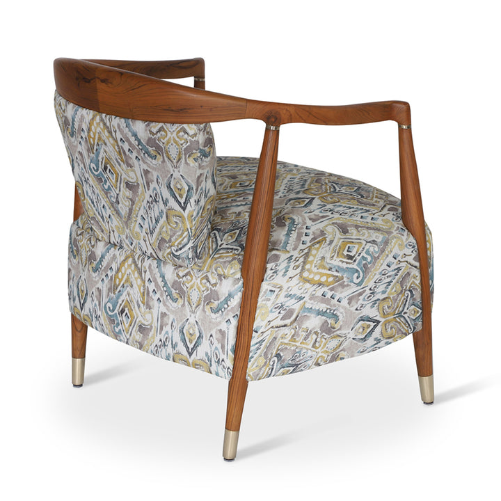 Uru - Lounge Chair With Brass Capping