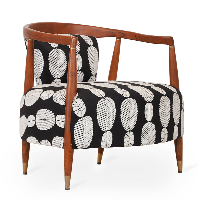 Uru - Lounge Chair With Brass Capping