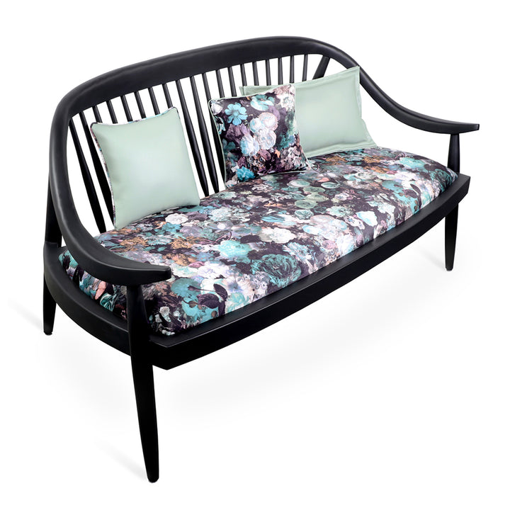 Vakra - Two Seater sofa With Black Stain