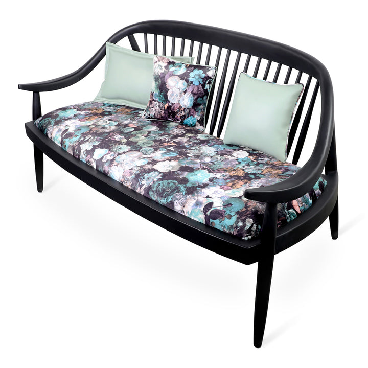 Vakra - Two Seater sofa With Black Stain