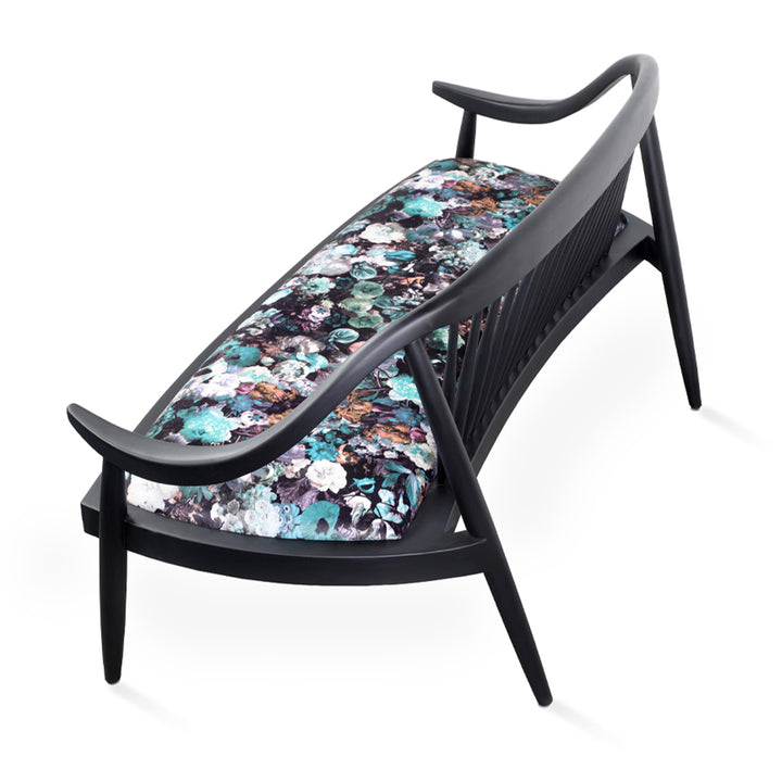 Vakra - Two Seater sofa With Black Stain