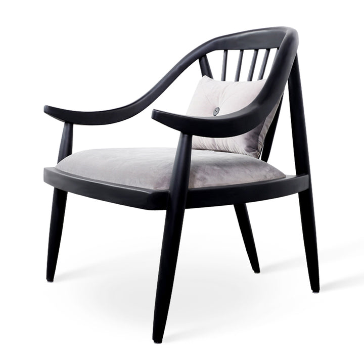 Vakra - Lounge Chair With Black Stain