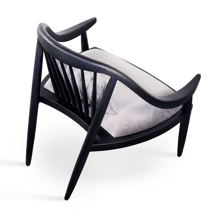 Vakra - Lounge Chair With Black Stain