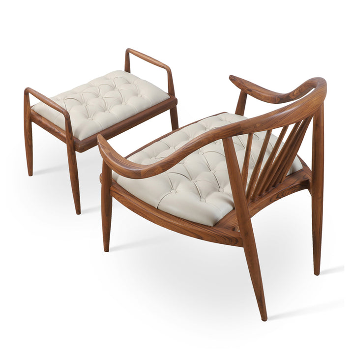 Vakra - Teakwood Lounge Chair