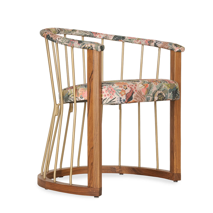 Waahi - Lounge Chair With Multicolor Fabric