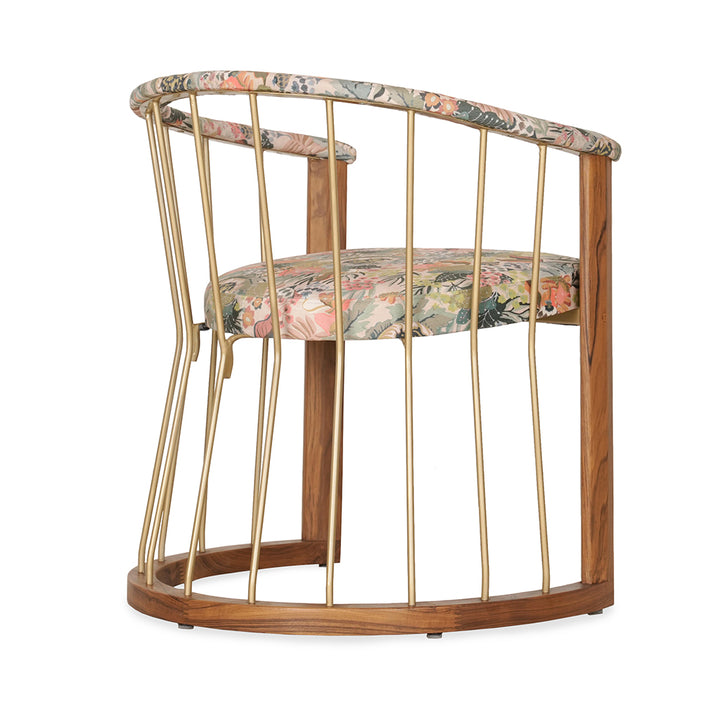 Waahi - Lounge Chair With Multicolor Fabric