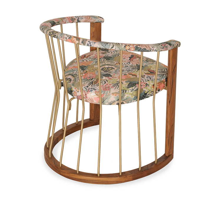 Waahi - Lounge Chair With Multicolor Fabric