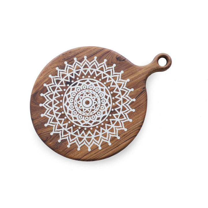 Loparik - Round Teakwood Chopping / Cheese