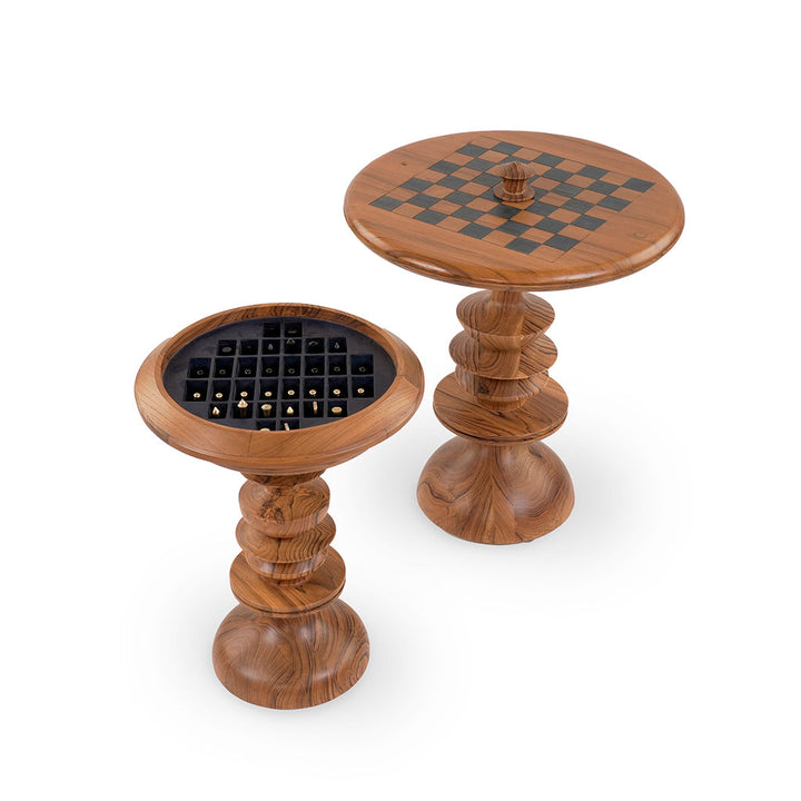 Atamai - Teakwood Chess Board Table Set