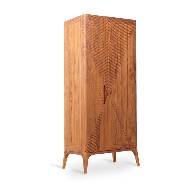 Reticolo - Teakwood Storage Bar Unit