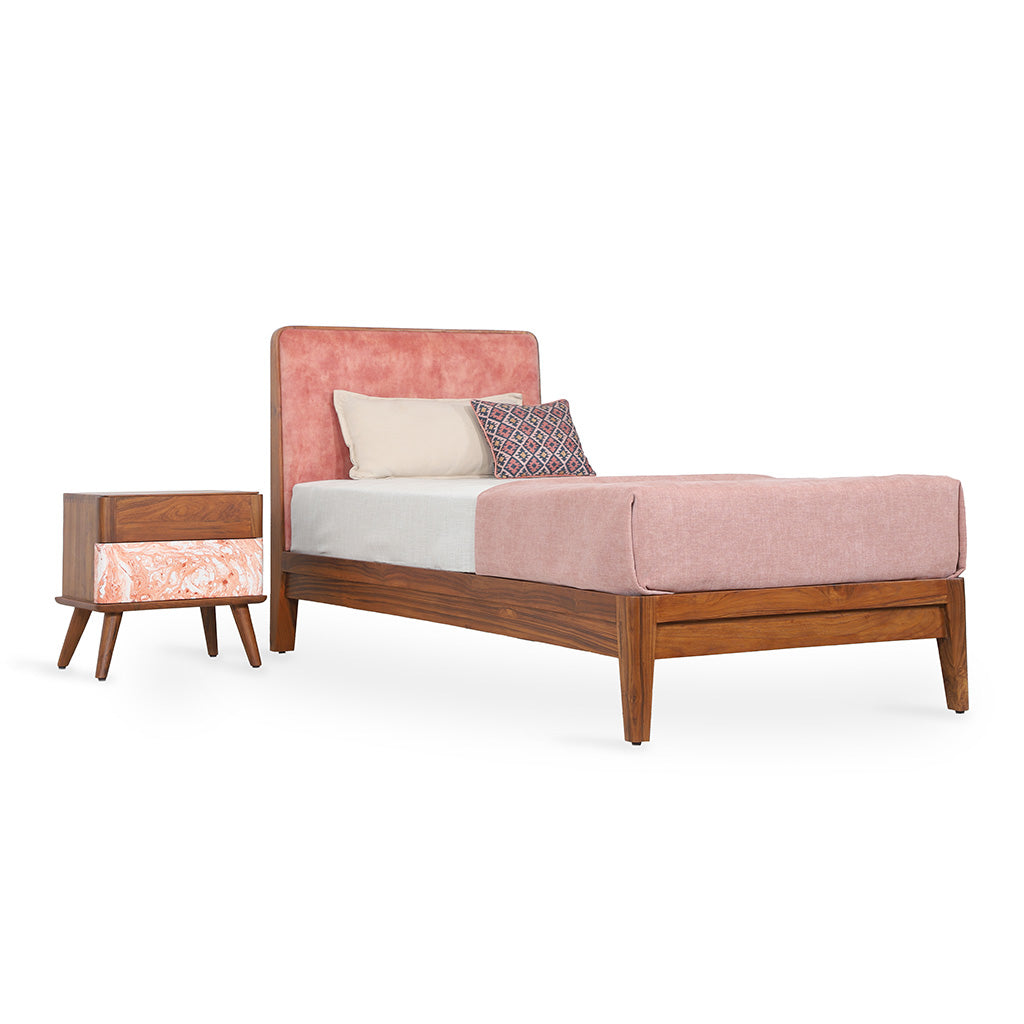 Xira - Single Size Teak Bed | Alankaram