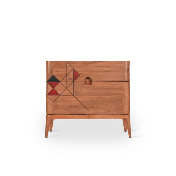 Foliga Teakwood Bedside Unit