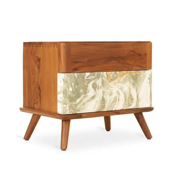 Kapp - Teak Bedside Unit, Artwork