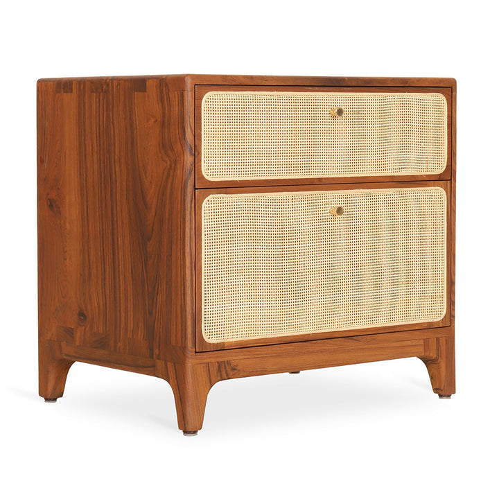 Loodus - Teak Bedside Unit, Bedside Units - Alankaram