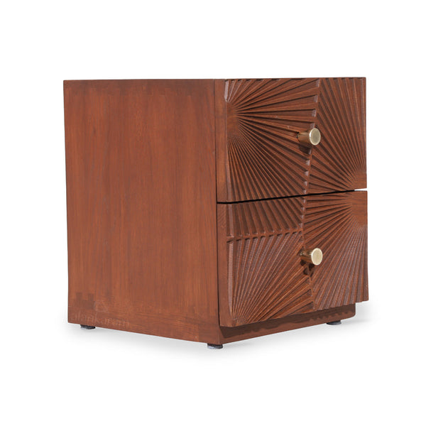 Luce - Teakwood Bedside Unit