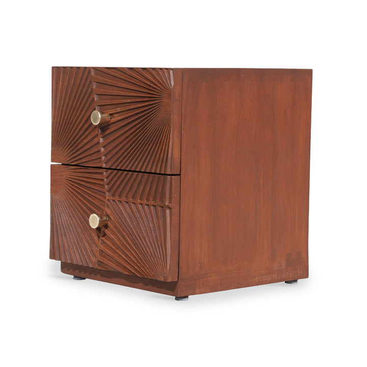 Luce - Teakwood Bedside Unit