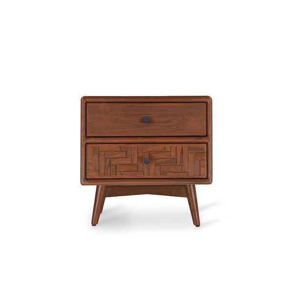 Pustak Daraj - Teakwood Bedside Unit
