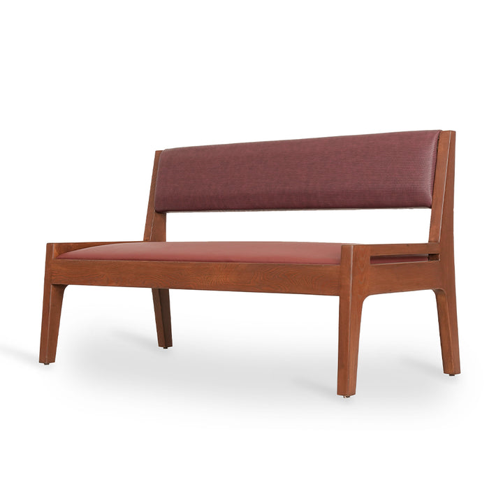 Akari - Solidwood Sofa with Red Kevlar Fabric